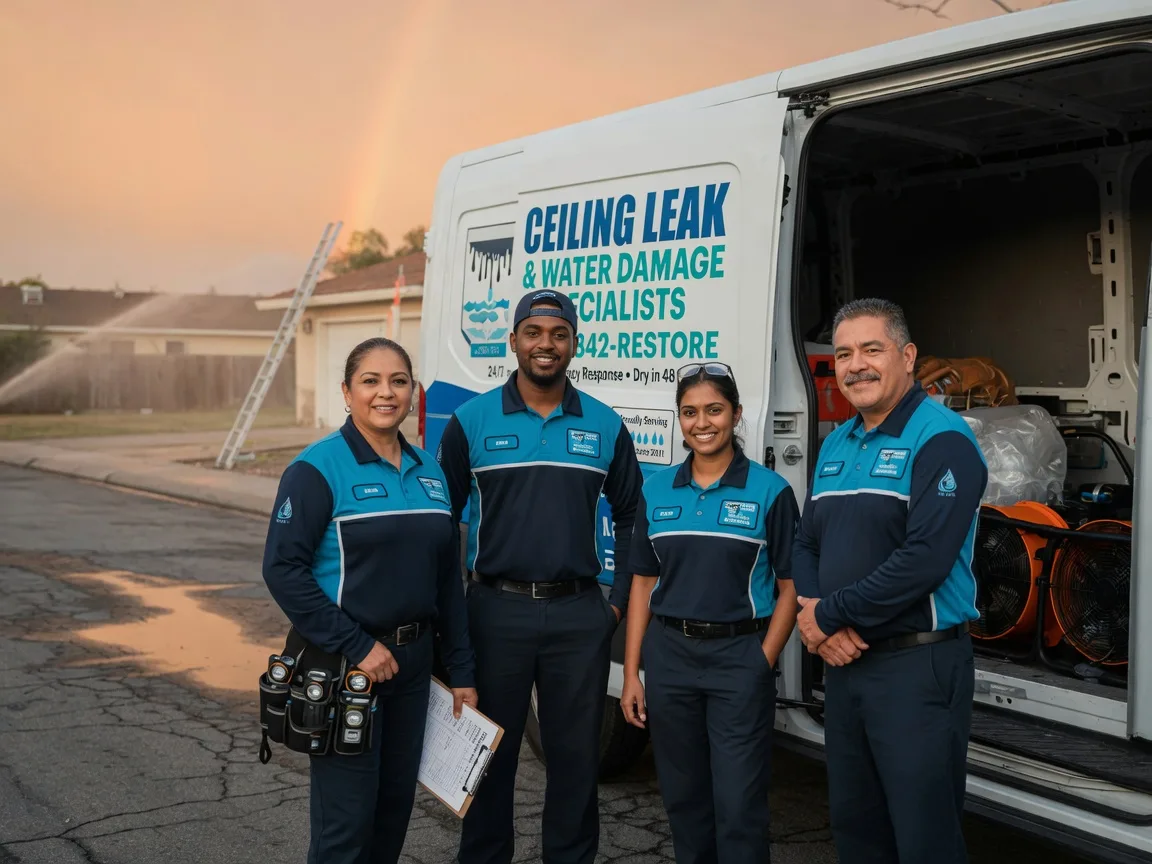 Ceiling Leak Cleanup company in Edwards, IL