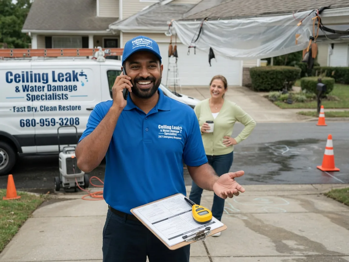 Ceiling Leak Cleanup Edwards, IL FAQs